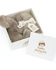 Jellycat - smudge elephant with Soother in giftbox