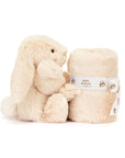 Jellycat - Bashful luxe Bunny with Soother - willow (in giftbox)