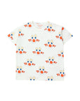 Tiny Cottons - clowns tee - off white