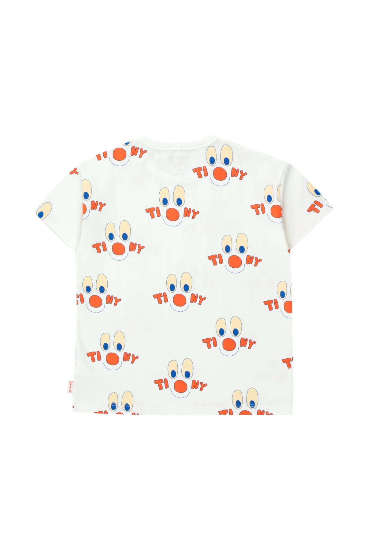 Tiny Cottons - clowns tee - off white