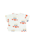 Tiny Cottons - clowns baby tee - off white