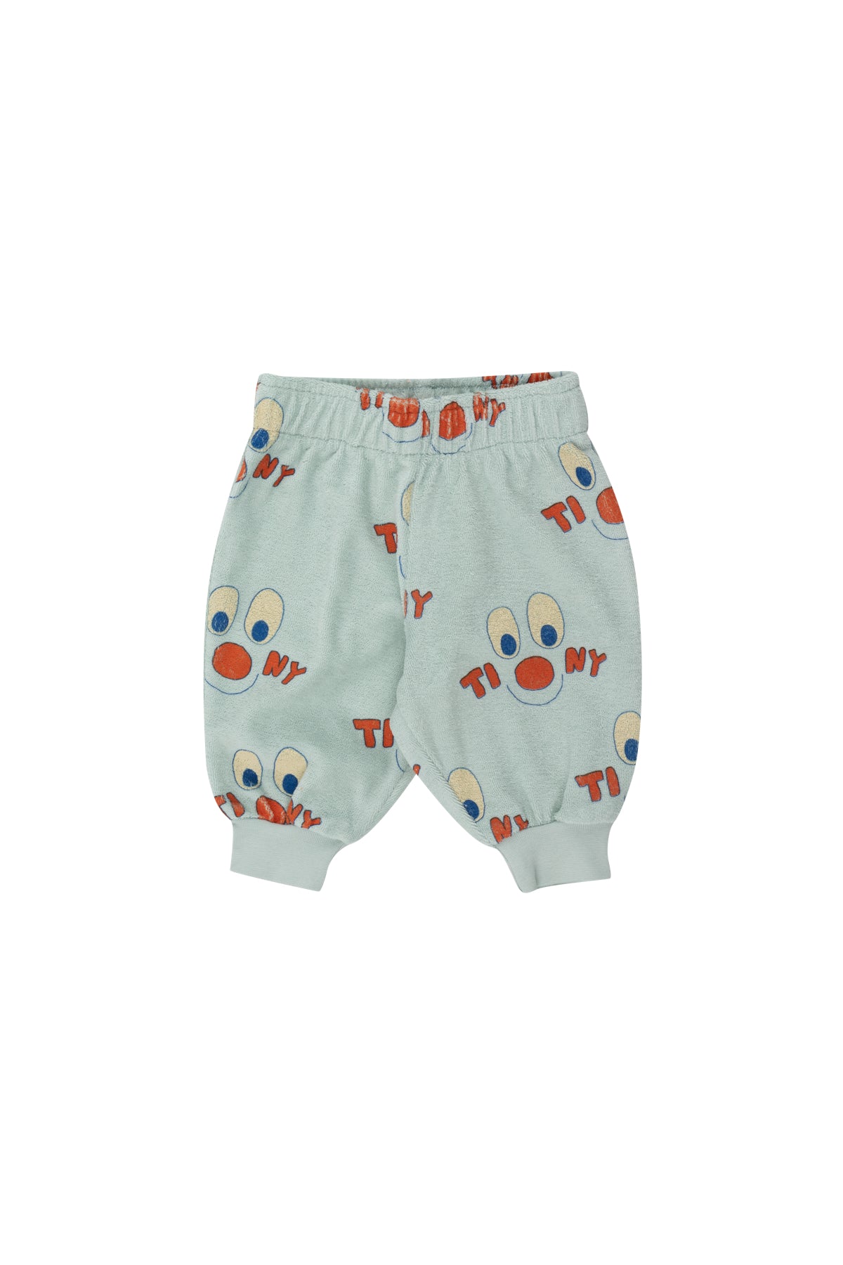 Tiny Cottons - clowns baby sweatpants - jade grey