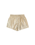 Tiny Cottons - shiny shorts - gold