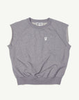 Main Story - tank sweatshirt - grey melange fleece