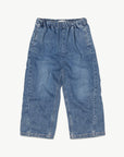Main Story - relaxed pant - faded blue denim