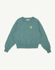 Main Story - fleece raglan sweatshirt - smoke blue