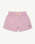 Main Story - fleece track short - pink lavender