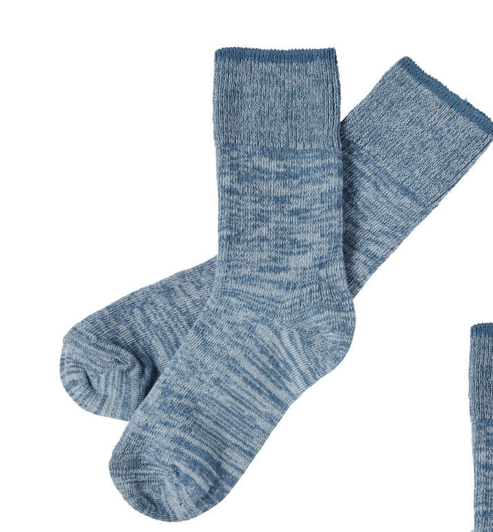 Fub - melange socks - azure/cloud