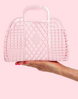 Sunjellies - retro basket - small - pink