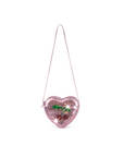 Konges Slojd -Tut heart sequin bag - cherry rose