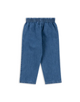 Konges Slojd - magot frill pants - cherry denim blue