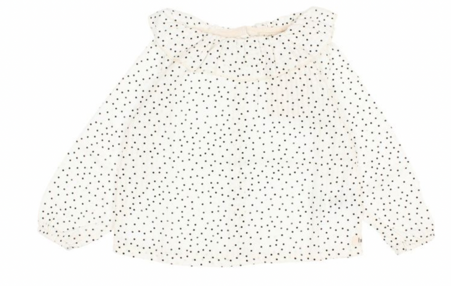 Buho - BB - dots blouse - eucalytpus