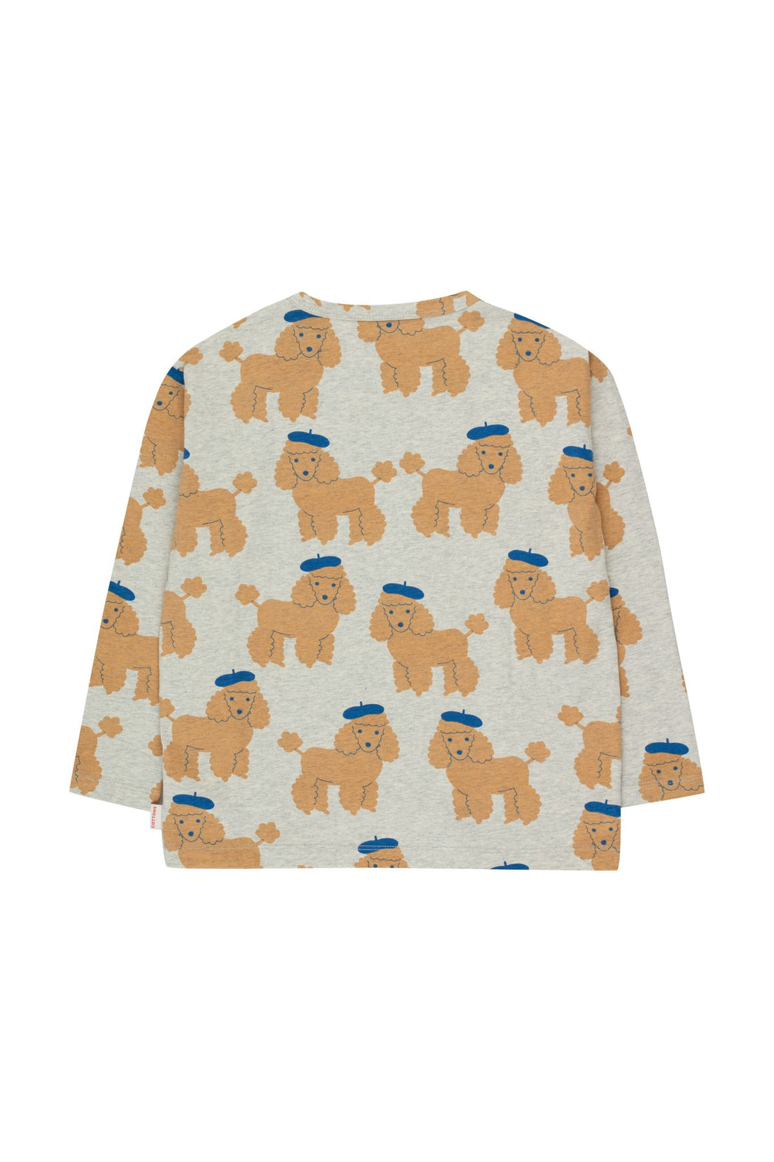 Tiny Cottons - poodle tee - light grey heather