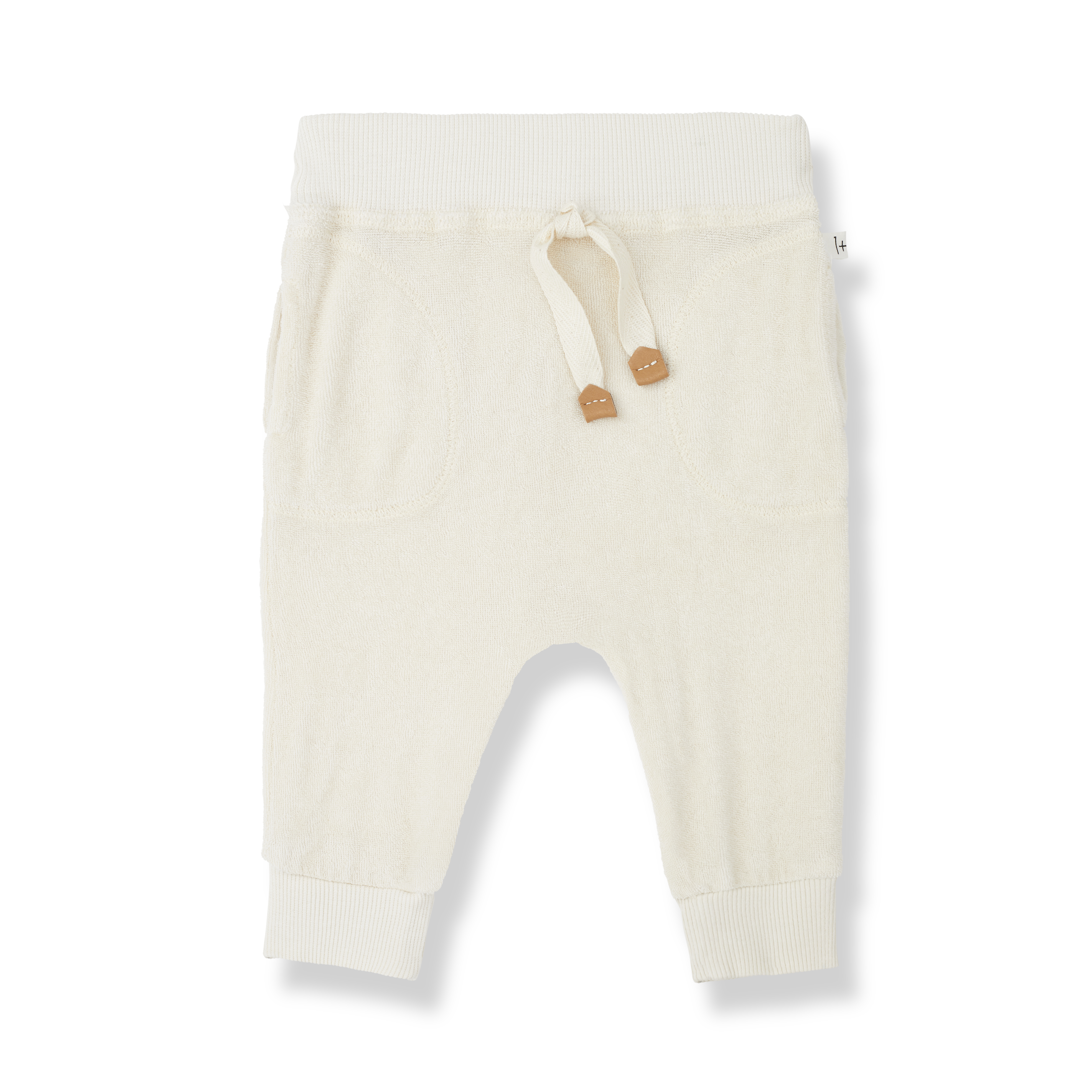 1+ in the family - tommaso - terry pants - ivory