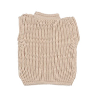 Buho - BB - soft knit waistcoat - natural