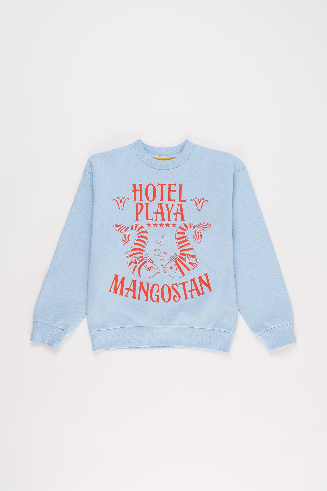 Maison Mangostan - hotel playa sweatshirt - light blue