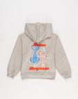 Maison Mangostan - anchovies hoodie - grey melange