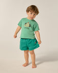 The campamento - baby - green shorts