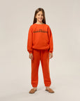 The campamento - kids - orange oversized sweatshirt