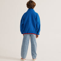 The Campamento - Blue polar kids zip sweater - blue