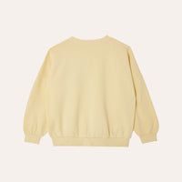 The Campamento - Flower bouquet oversized kids sweater - Yellow