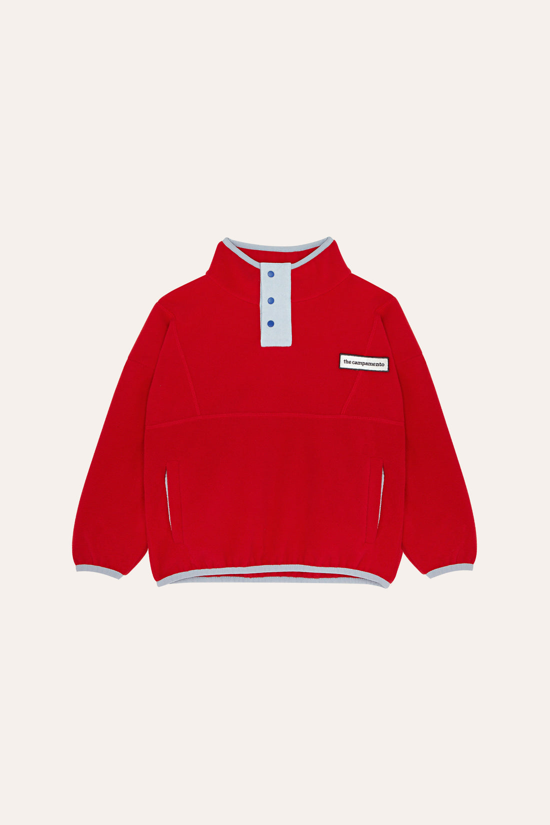 The Campamento - Red polar kids sweater - Red