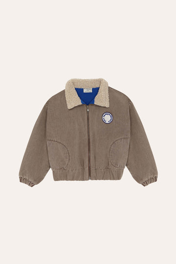 The Campamento - Brown washed kids jacket - Brown
