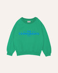 The campamento - kids - logo oversized sweatshirt - green