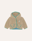 The campamento - baby - teddy jacket - ecru