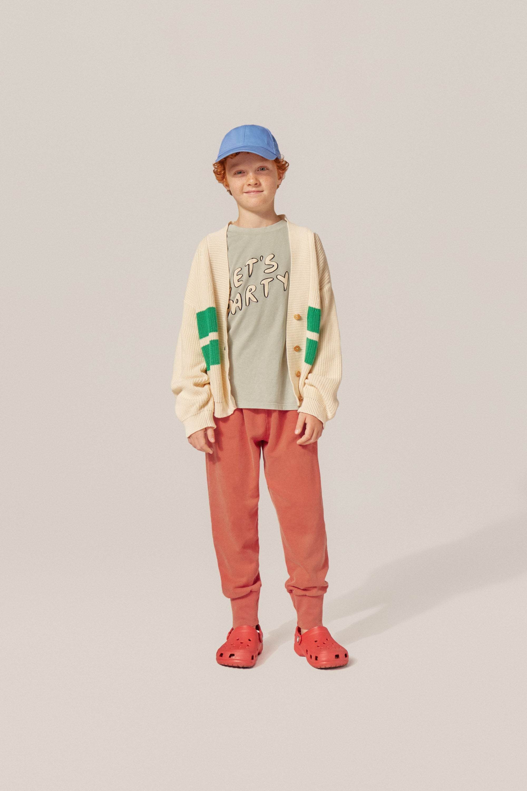 The Campamento - Red washed kids jogging trousers