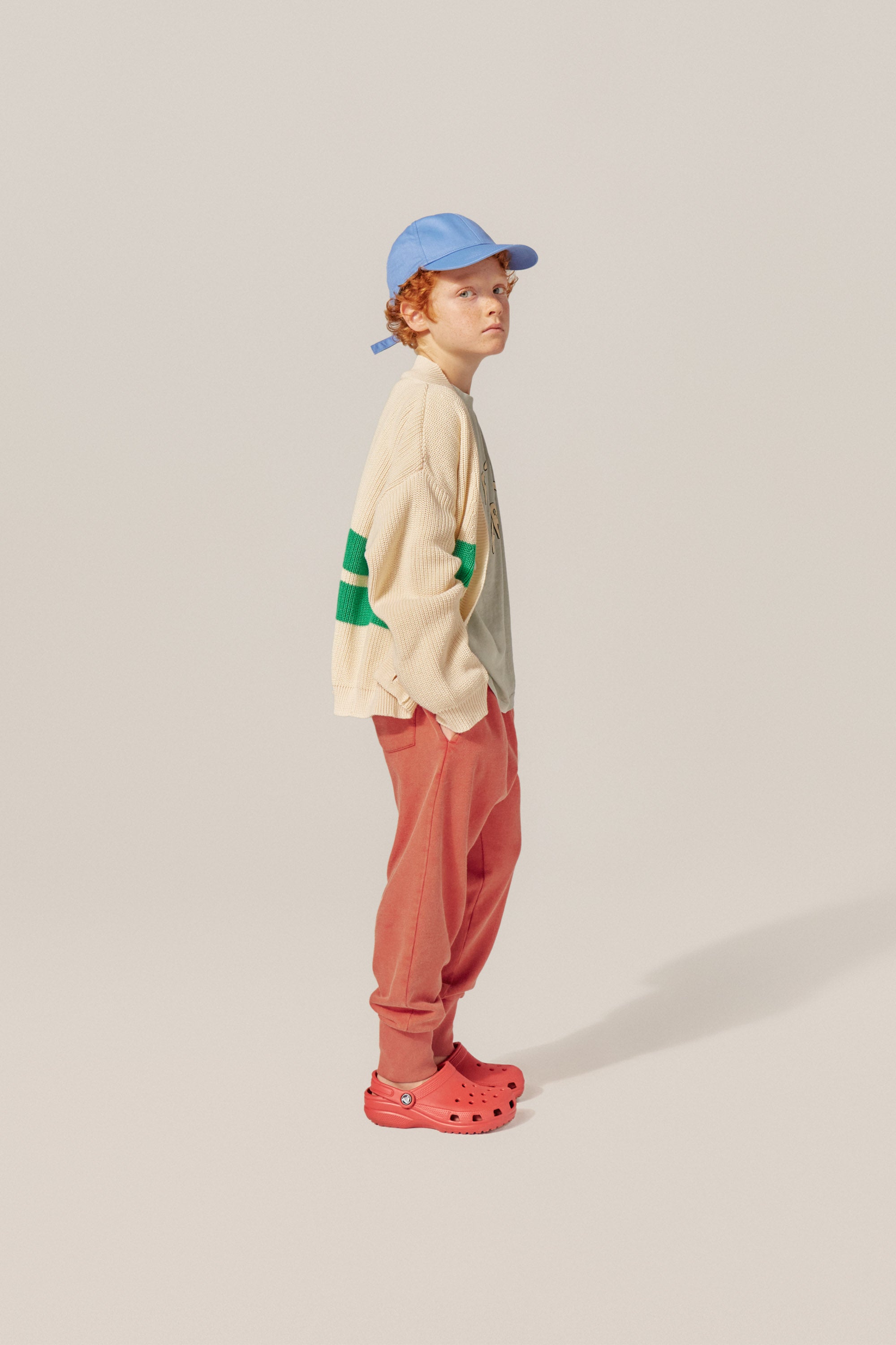 The Campamento - Red washed kids jogging trousers