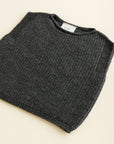 Hvid - wool vest - harvey - charcoal