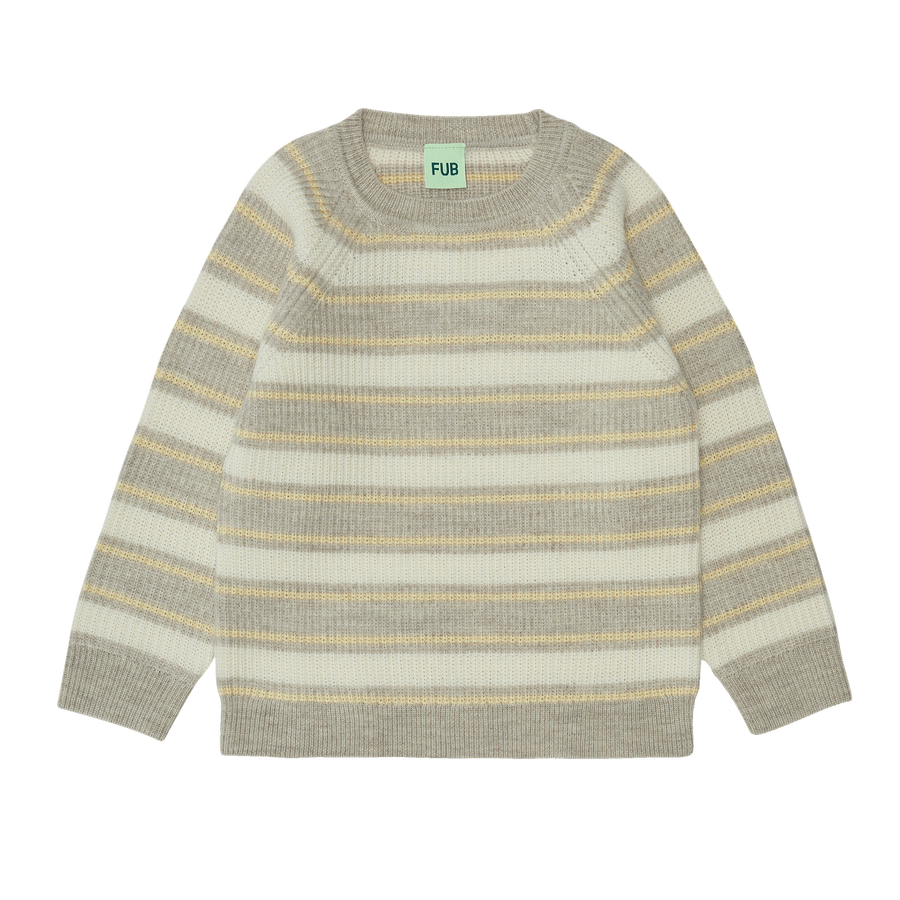 Fub - raglan sweater - light beige/butter
