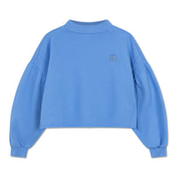 Repose Ams - Crop heart sweatshirt - ultramarine