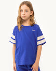 Tiny Cottons - kids - stripes tee - ultramarine