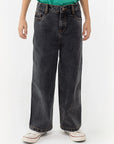 Tiny Cottons - kids - straight jeans - black