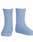 Condor - basic rib short socks - 2.016/4 446 - bluish