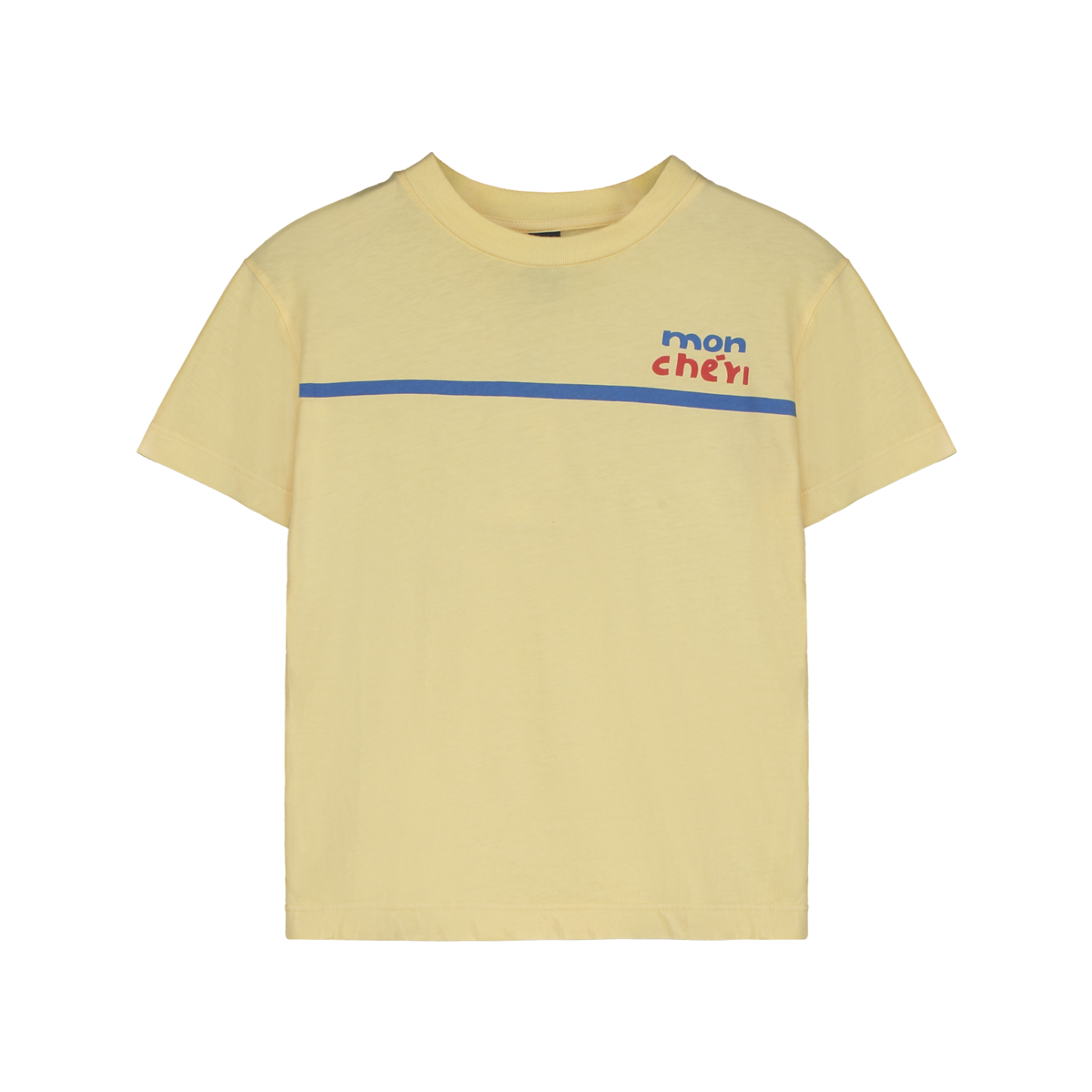 Bonmot - kids t-shirt - mon cheri - mellow banana
