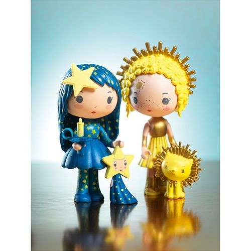 Djeco - Tinyly - figurine - draagbaar poppenhuis sunny en mia