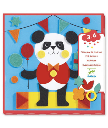 Djeco - felt collage - panda mix