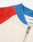 Bobo Choses - baby b.c. color block zipped sweatshirt - multicolor