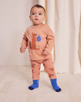 Bobo Choses - baby hungry squirrel all over legging - light brown