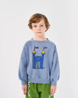 Bobo Choses - kids faraway castle sweatshirt - grey