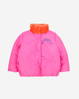 Bobo Choses - kids circle anorak with hood - fuchsia