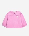 Bobo Choses - baby funny ghost corduroy blouse - pink