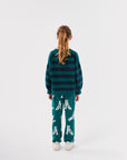 Bobo Choses - kids circle stripes sweatshirt