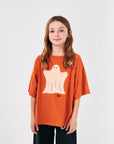 Bobo Choses - kids funny ghost t-shirt - orange