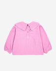 Bobo Choses - baby funny ghost corduroy blouse - pink