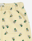 Bobo Choses - baby pansy flower all over joggers - light yellow