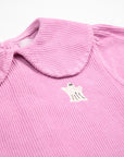 Bobo Choses - baby funny ghost corduroy blouse - pink